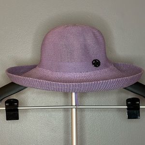 Cute Purple Angela and William Hat